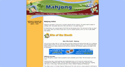 Desktop Screenshot of mahjongonline.eu