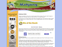 Tablet Screenshot of mahjongonline.eu